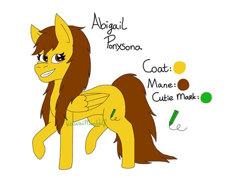 Ponysona Ref By Kawaiimoonwolf On Deviantart