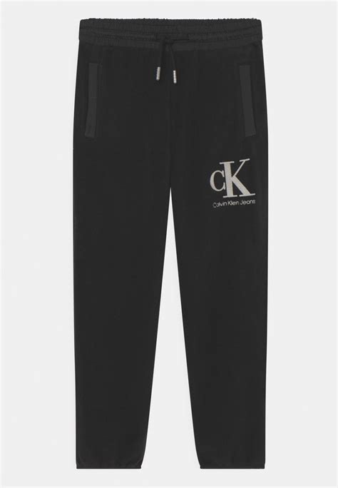 Calvin Klein Jeans Polar Logo Tracksuit Bottoms Black Uk