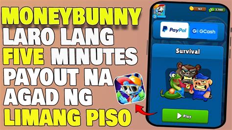 5 GCASH MoneyBunny Laro Kalang Ilang Minuto Dito Makakapagpayout