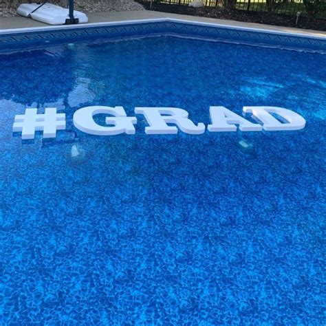 Foam Graduation Letters Thick Floating Foam Letters And Numbers Large