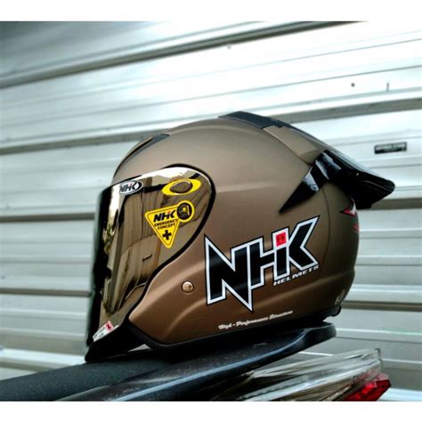 Jual Helm Nhk R Gold Nmax Paket Ganteng Venom Visor Shopee Indonesia