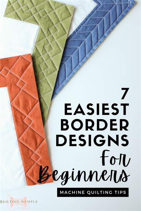 7 Easy Border Quilting Ideas That Only Look Difficult Artofit