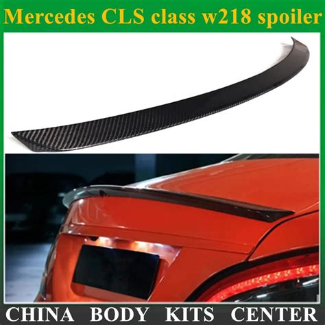 Mercedes CLS Class W218 2012 Carbon Fiber Rear Trunk Lid Spoiler For