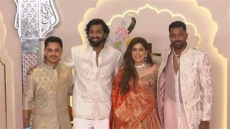 Who Is The Lady That Accompanied Hardik Pandya At Anant Ambani And