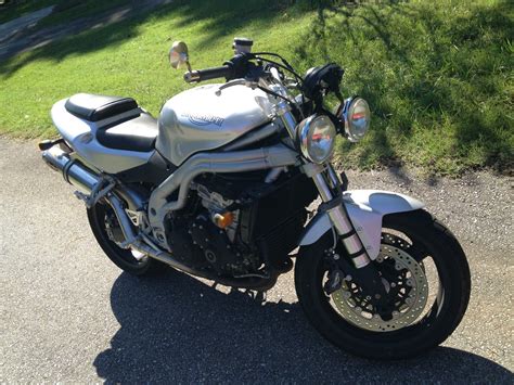 Triumph Daytona Motorcycle Gray Street Fighter Naked