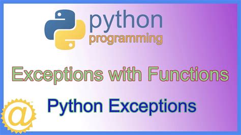 Python Exceptions Exception Handling With Functions Code Example Learn To Code Appficial