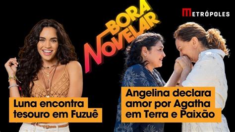 Bora Novelar Angelina Declara Amor Por Agatha Em Terra E Paix O E