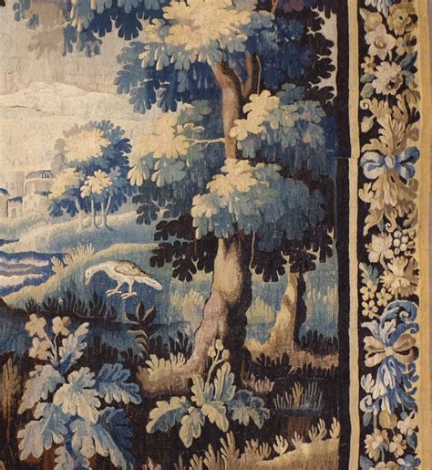 Proantic Tapisserie Aubusson Verdure d époque Louis XV