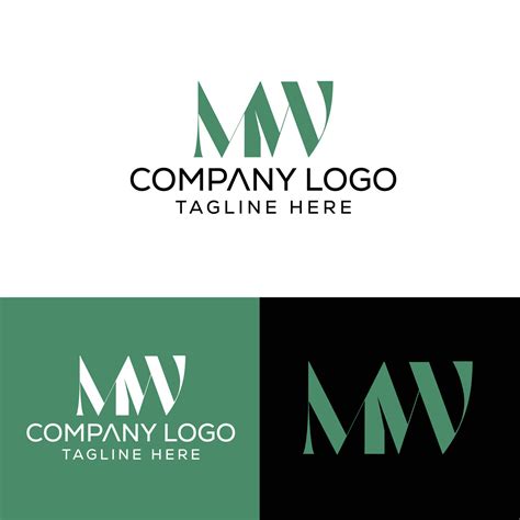 Initial Letter MW Logo Design Monogram Creative Modern Sign Symbol Icon