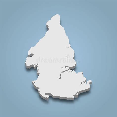 3d Isometric Map Of Siargao Is An Island In Philippines Stock Vector