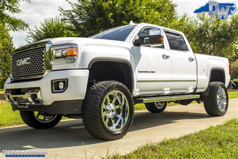 White GMC Denali HD Truck 1 — Dreamworks Motorsports