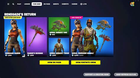 Renegade Raider Is Back Fortnite Item Shop Youtube