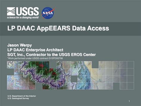 Lp Daac Appeears Data Access Ppt Download