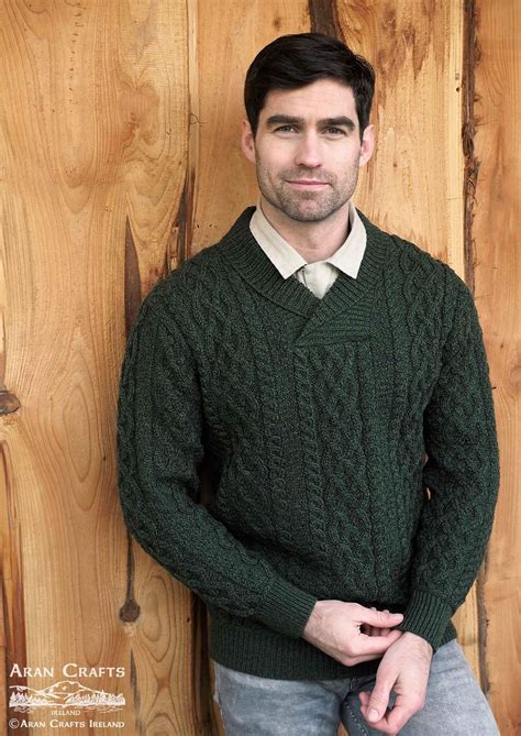 BUNRATTY SHAWL COLLAR SWEATER SH5065 West End Knitwear