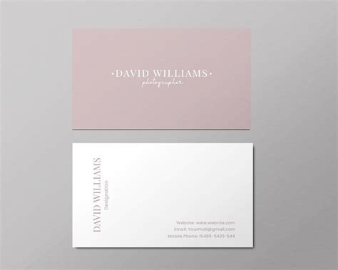 Premium Psd Premium Minimal Business Card Template