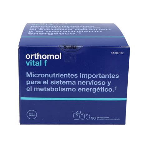 Comprar Orthomol Vital F Granulado 30 Raciones A Precio De Oferta