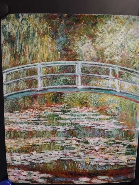 Plakat Obraz Claude Monet Most Nad Stawem Z Liliami Wodnymi