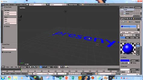 Como Poner Texto En Blender YouTube