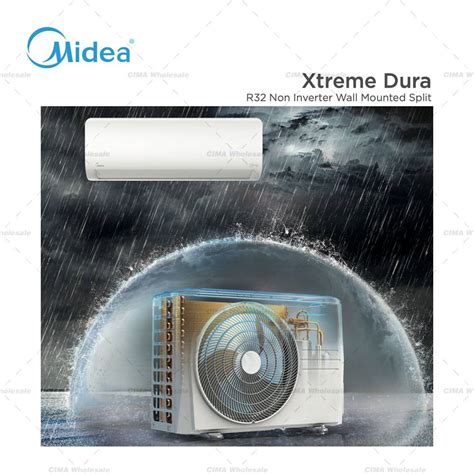 Midea Hp Hp Hp Xtreme Dura Non Inverter Wall Mounted Split Air