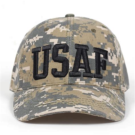 New Brand Camouflage Baseball Cap Men Us Army Tactical Snapback