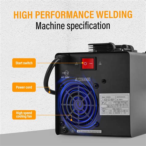 Hzxvogen 3 In1 Hvm200 Félautomata Mma Mig Hegesztőgép Inverter Hegesztő ...