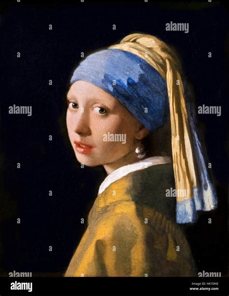 Johannes Vermeer Girl With A Pearl Earring Meisje Met De Parel Oil