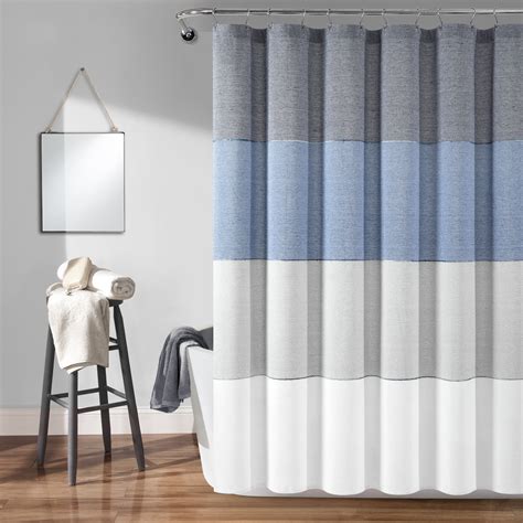 Lush Decor Striped Single Shower Curtain And Reviews Wayfair