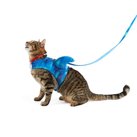 Bootique Cat Shark Harness Costume Smallmedium Petco