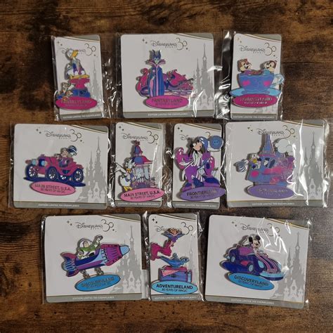 Disneyland Paris 30th Anniversary Lands LTD Ed DLP Pin Disney 30 Years