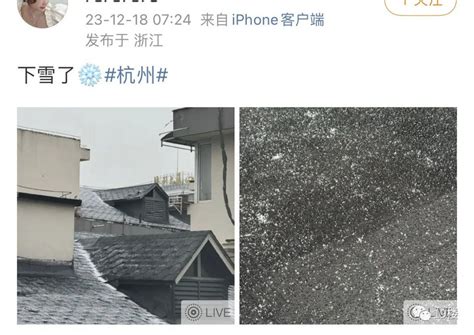 杭州下雪了！明天可能还有一场…… 口水杭州 杭州19楼