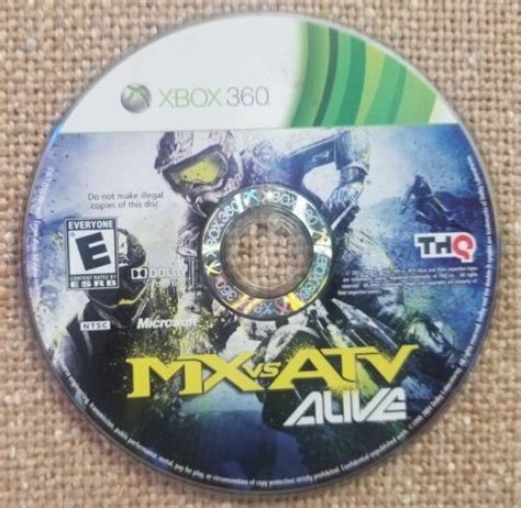 Mx Vs Atv Alive Xbox 360 Disc Only 752919553053 Ebay