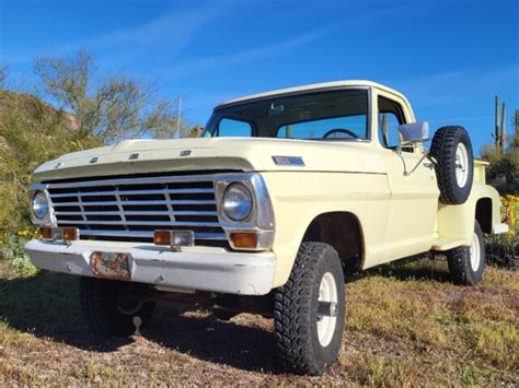 Rare Rare Rare 1 Of 1 1967 F100 4x4 Original Paint V8 Runs Great