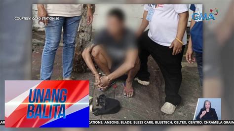 Construction Worker Arestado Matapos Mangholdap Umano Unang Balita