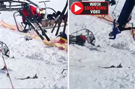 Ski Lift Crash Eight Injured After Horror Incident In Georgian Resort