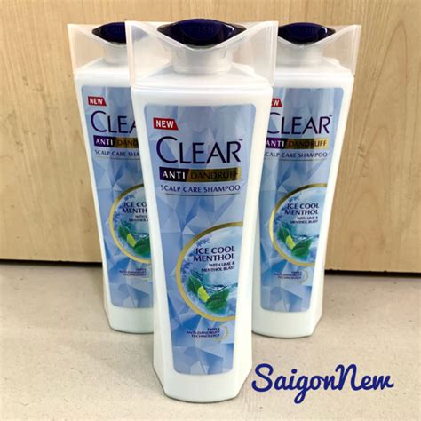 Clear Shampoo Anti Dandruff Ice Cool Menthol Ml Shopee Malaysia