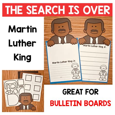 Martin Luther King Jr Craft for Bulletin Board - Simply Kinder