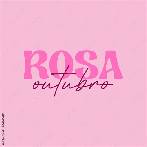 Vetor De Campanha Outubro Rosa Prevenção Ao Câncer De Mama Mês De