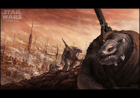 Mark Molnar Sketchblog Of Concept Art And Illustration Works Star Wars Escape From Ord Mantell