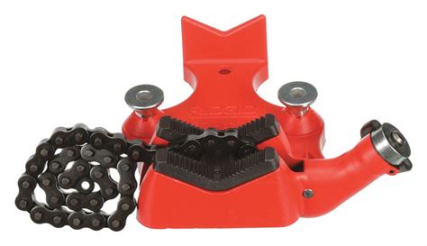 Ridgid Bench Chain Vise 12 To 8 In Pipe Capacity 5 In Overall Height