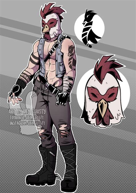 Rooster Slasher Adoptable Open By Dayecreepy On Deviantart