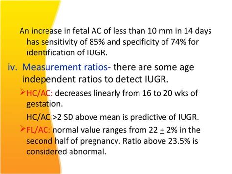 Intrauterine Growth Restriction Ppt Free Download