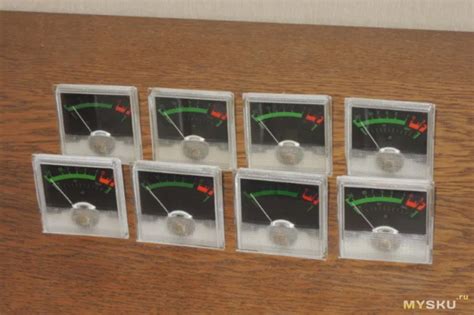 Стрелочный индикатор для усилителя мощности. VU meter P-78WTC-BGB-S106