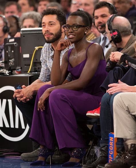 Everyone Loves Lupita Nyongo At The Knicks Gamelainey Gossip