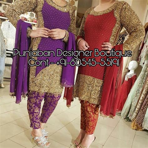 Embroidery Design For Punjabi Suit Punjaban Designer Boutique