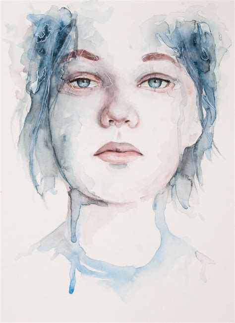 Watercolorarts Watercolor Art Face Watercolor Face Watercolor Art