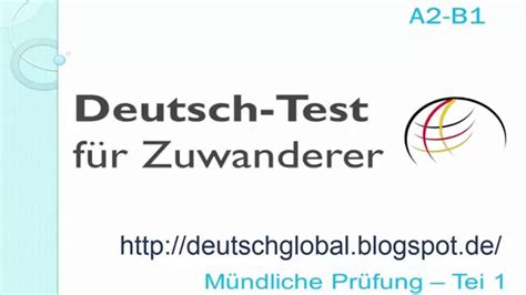 Interaktive Prüfungsvorbereitung Deutschtest für Zuwanderer A2 B1