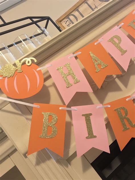 Pumpkin Birthday Decorations Our Little Pumpkin Is Turning Etsy Pumpkin Birthday Parties