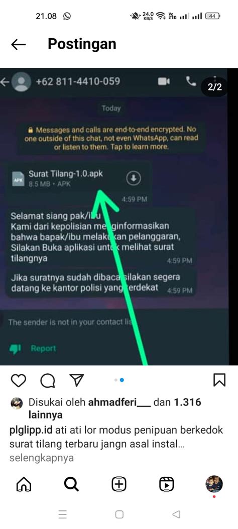 Heboh Modus Penipuan Terbaru Berkedok Surat Tilang Ramai Pesan