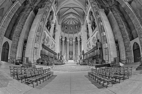 Saint John The Divine Cathedral High Altar Ii Bw Photograph By Susan Candelario Fine Art America