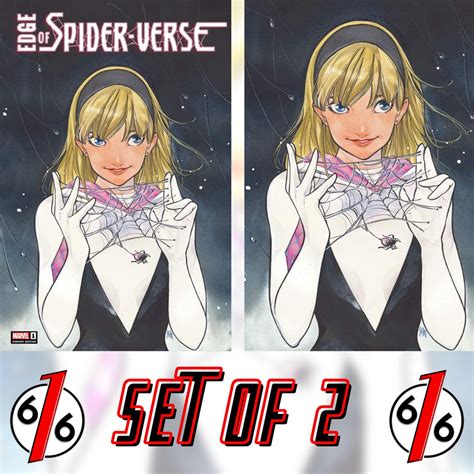 Edge Of Spider Verse 1 Peach Momoko Trade Dress And Virgin Variant Set The 616 Comics